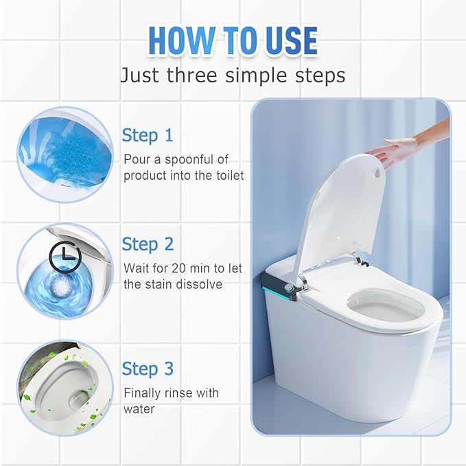 2025 Upgraded Foam Toilet Cleaner New Powerful Toilet Bowl Cleaner Advanced Bathroom Cleaner for Home Powerful Instant Bowl Cleaners for Toilets Squatting Pans (3)