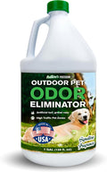 Nature's Freedom Concentrated Enzymes Outdoor Odor Eliminator Turf and Yard Cleaner for Pet Urine Deodorizer for Dog &amp Cat Waste &amp Smells Makes 5 to 64 Gallons Use on Grass Patios Kennel