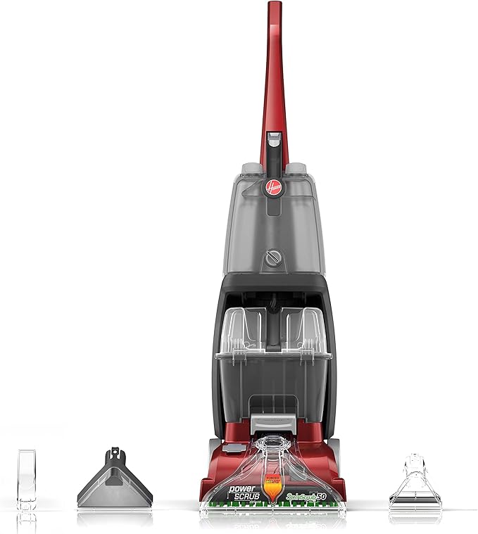 Hoover Power Scrub Deluxe Carpet Cleaner Machine &amp Paws &amp Claws Deep Cleaning Carpet Shampoo with Stainguard &amp Renewal Deep Cleaning Carpet Shampoo Concentrated Machine Cleaner Solution