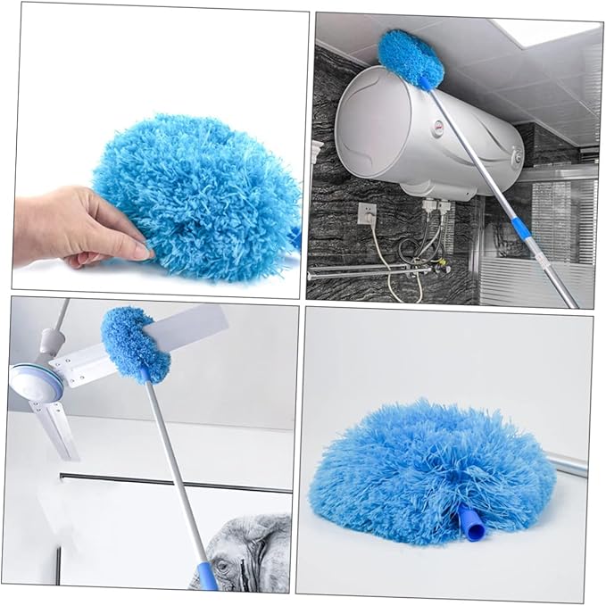 CHILDWEET Extendable Duster with Long Handle Ceiling Fan Cleaner for High Ceilings and Hard to Reach Areas Lightweight and Durable Dust Cleaner for Efficient Home Cleaning