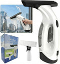 Electric Window Vacuum Squeegee 2200mAh &amp 2000Pa Cordless Window Cleaner Tool with 150ml Water Collection Tank Window Cleaning Kit for Shower Glass Car Door Mirror Home