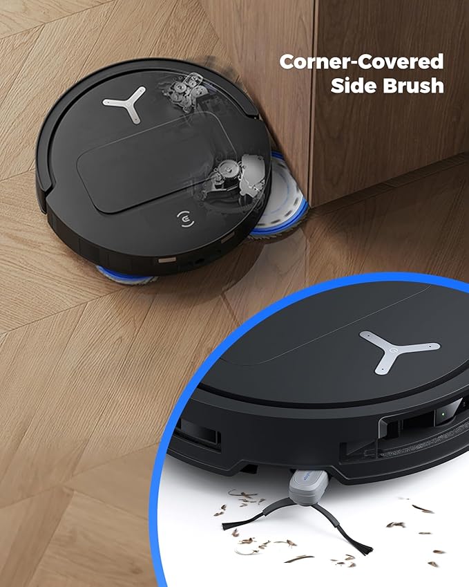 21 Pack Replacement Parts for ECOVACS DEEBOT T50 Omni/T50 PRO Omni Robot Vacuum Accessory Set 1 Main Brush 4 Side Brushes 6 Mop Pads 4 HEPA Filters 5 Dust Bags 1 Cleaning Brush