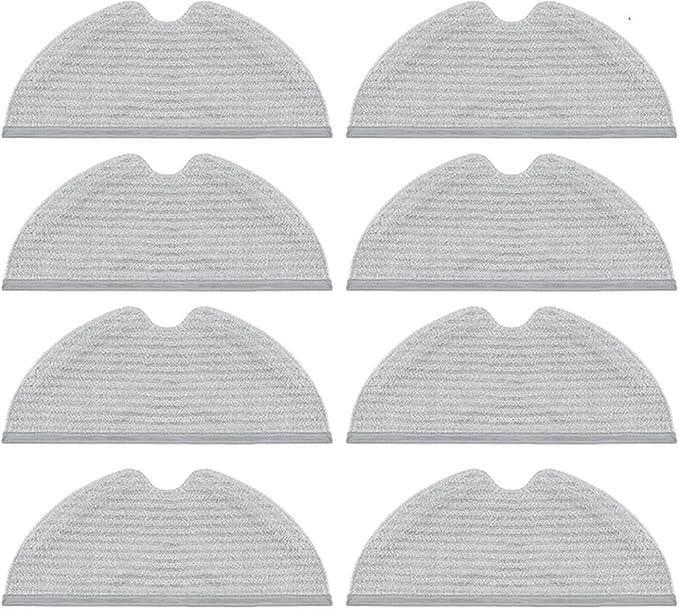 Compatible for Xiaomi D9 D9Max D9 Pro L10 Pro Robot Vacuum Finder Replacement Water Tank Mopping Pad(8 Mops)