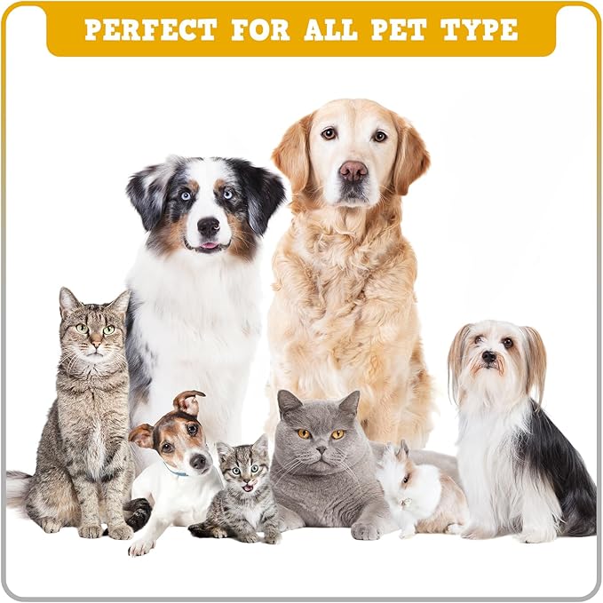 EVEAGE Dog Grooming Clipper Kit 13000Pa Strong Grooming &amp Vacuum Suction 99.99% Pet Hair 1.5L Large Capacity Dust Cup Low Noise Pet Hair Vacuum 7 Grooming Tools &amp 6 Nozzles for Cat &amp Do