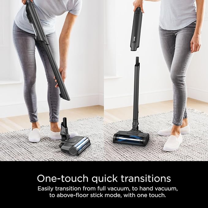 Shark WANDVAC System Pet Ultra-Lightweight Powerful Cordless Stick Vacuum with Charging Dock WS642 Grey