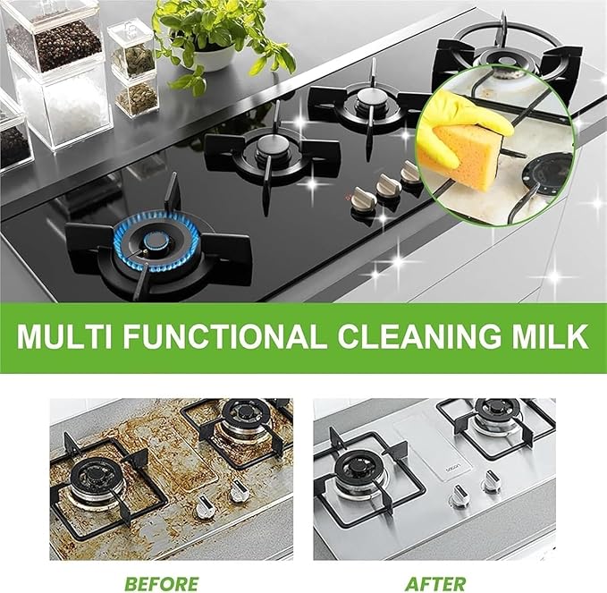 Cleaning Milk House Cleaner 2026 New Powerful Multifunctional Concentrated Cleansing Lotion 10.6 Fl Oz Multi-surface Effective Stain Remover for Kitchen Heavy Oil Stains &amp Bathroom (3pcs)