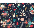 Colorful Flowers Black Dish Drying Mat 18x24 For Kitchen Counter Absorbent Microfiber Dishes Pad Dish Drainer Rack Mats Fast Dry Kitchen Accessories