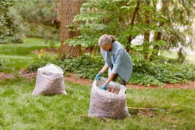 HD-Large Heavy-Duty Drawstring Trash Bags clear 33-39 Gallon Ultra-Force Tear Resistance 50 Count (1 pack)