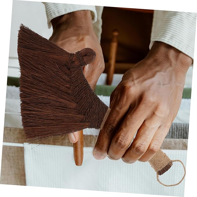 PRETYZOOM Dust Mop Vietnamese Hand Broom Soft Straw Broom for Desk Asian Hand Sweeping Brush