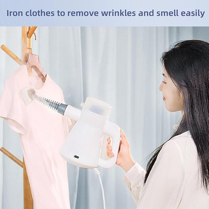 Handheld Pressurized Steam Cleaner 1000W High Temperature Steamer for Cleaning Portable Steam Cleaner for Home Use Deep Cleaning for Car Detailing Couch Furniture Couch Car (US
