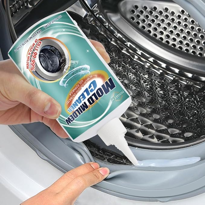 Mold Remover GelHousehold Mold Cleaner for Washing MachineRefrigerator StripsGrout Cleaner Best for Home SinkKitchenShowers(2-Pack)