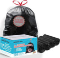8-10 Gallon Trash Bags Drawstring 120 Count Bulk Black &amp Unscented Multi-purpose Garbage Bags for Business Home Bathroom Kitchen Commercial and Industrial