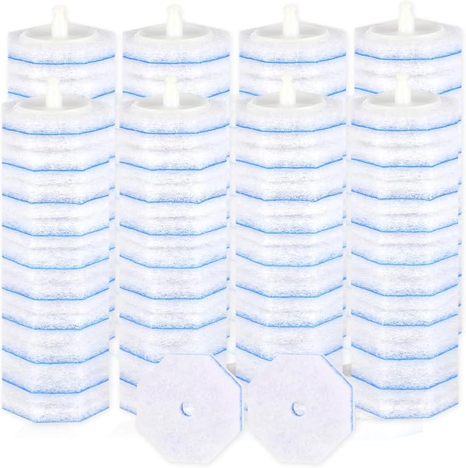 80 Count Disposable Toilet Wand Refills for Toilet Wand 5X Cleaning Power Scrubber Refill Bathroom Cleaning Supplies No Falling Apart Fresh Fragrance