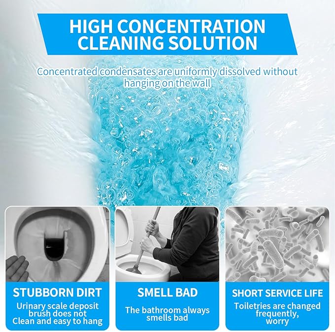 4PCS Krazy Klean Toilet Cleaner Krazy Clean Toilet Cleaner Krazy Klean Pro Toilet Cleaner Krazy Klean Automatic Toilet Bowl Cleaner Cleans Crazy Clean Toilet Bowl Cleaner