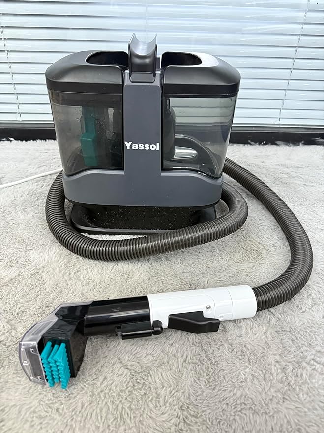 Electric Carpet Cleaner-Deep Clean Machine For Carpet450W Power Dual-Tank 15KPa SuctionCompact Storage1.5m Hose supporting long distance for Cleaning-C9 Pro