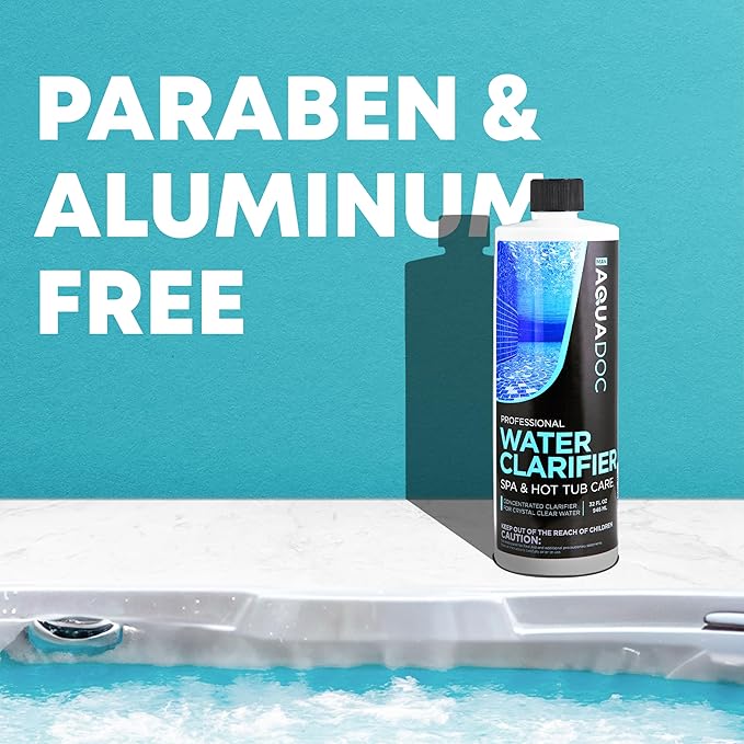 MAV AquaDoc Spa Clarifier &amp Hot Tub Clarifier for Fast Acting Cloudy Water Treatment The Spa Clarifier Hot Tub Owners Love Use Our Hot Tub Water Clarifier to Keep Your Spa Clear &amp Balanced -