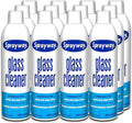 Sprayway Glass Cleaner with Foaming Spray for a Streak-Free Shine for Home and Automotive Use 19 oz. Pack of 12