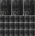 Black Trash Bags 25pcs 80x100cm Thick 2.5 Mil Plastic Garbage Bags for Kitchen and Bathroom Wastebasket Liners