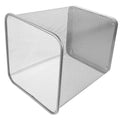 Unomor Household Mesh Design Trash Can Sturdy Iron Wastebasket for Indoor Use for Home Office and College Odor-Resistant Garbage Container
