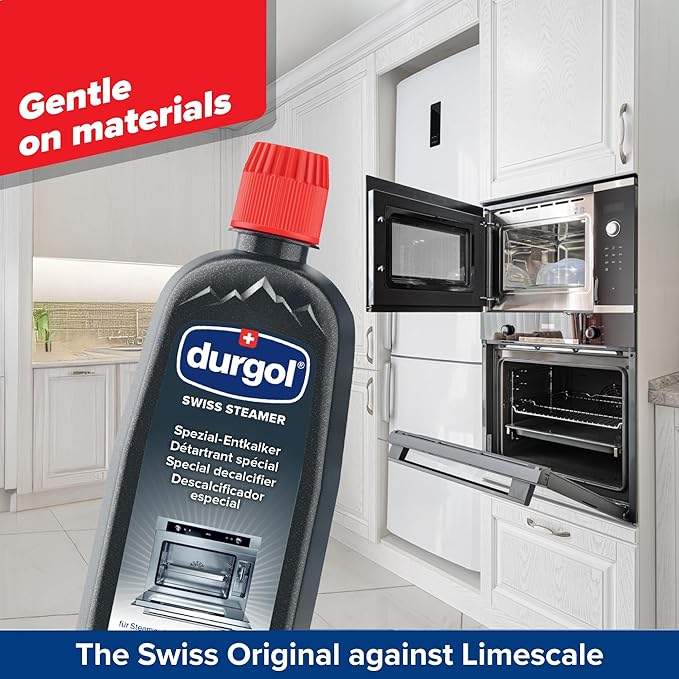 Durgol Swiss Steamer Descaler and Decalcifier for All Brands of Steamer Ovens 16.9 Fluid Ounces