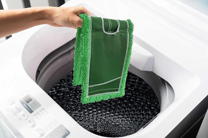 60 Premium Green Microfiber Dust Mops - 6 Pack