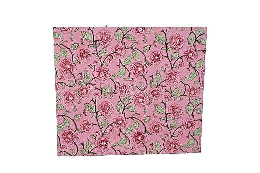 Handmade Cotton Paper Waste Basket Stylish Trash Can for Home or Office (1 Pink FLOWAR)