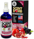 Scent Bomb Air Freshener Spray Long-Lasting Odor Eliminator for Home &amp Car Effective Deodorizer for Kitchen Bathroom Fresh Room Spray &amp Smell Neutralizer Pomegranate Scent