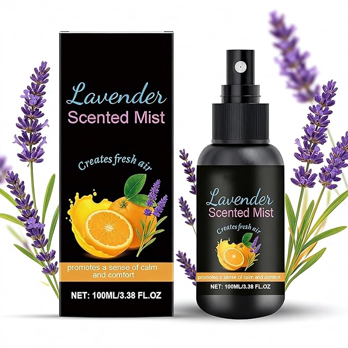 Lavender Fragrance Mist—Long-lasting Scent Boosts Confidence Soothes The Senses And Refreshes Your Space(2pcs)