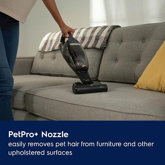 Electrolux WellQ7 Pet Cordless 2-in-1 Vacuum Cleaner with Motorized PetPro+ Nozzle for Easy Pet Hair Removal 50-Minute Run Time 2 Power Modes Shale Gray
