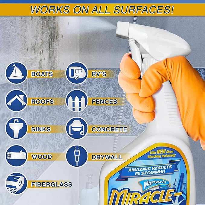 Instant Cleaner for Indoor and Outdoor Use 32 oz | 2 Pack (64 OZ Spray)