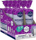 Color Scents Small Trash Bags - 4 Gallon 480 Total Bags (8 Packs of 60 Count) Twist Tie - Lavender bag in Lavender Scent with Microban