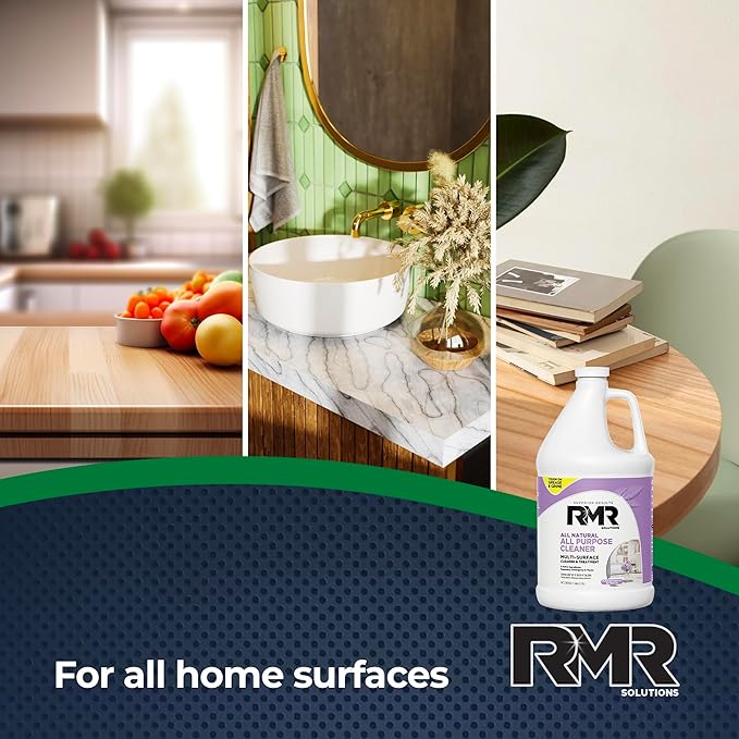 RMR All Natural All-Purpose Cleaner - Non-Toxic Rinse-Free Multipurpose Cleaning Supplies Biodegradable 1 Gallon Bottle Modern Botanical Scent