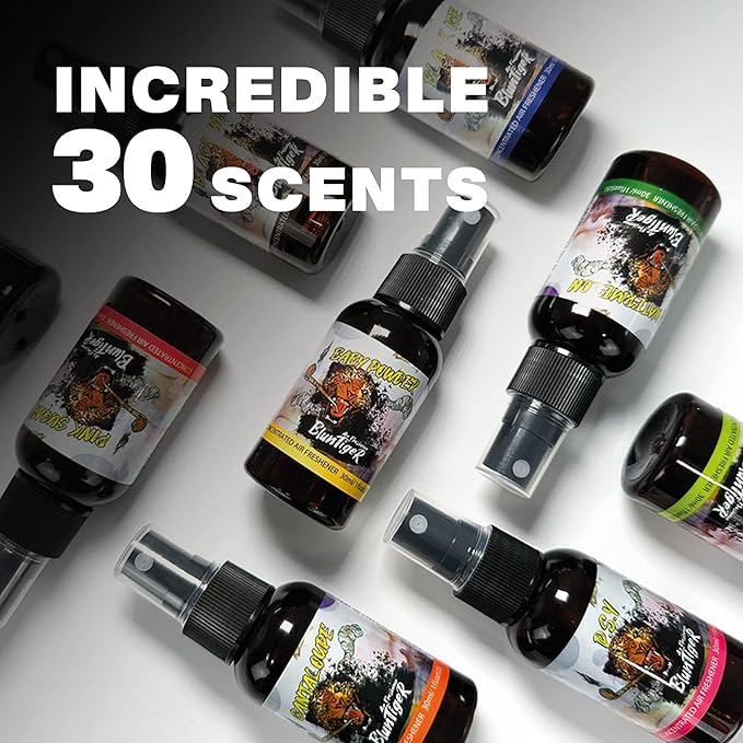 High Concentrated Strong Oil Based Air Freshener 30ml/1oz Car Room Home and Bathroom Deodorizer &amp Odor Eliminator Spray (Inspired by Black Ice 6Pack)