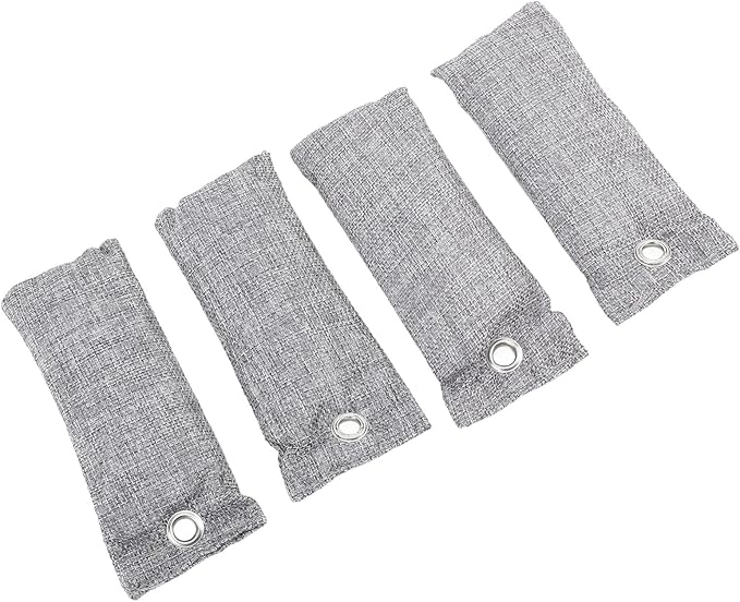BRRNOO Activated Charcoal Bags Bamboo Charcoal Air Purifying Odor Absorber for Shoe Car Home with Reusable Deodorizer