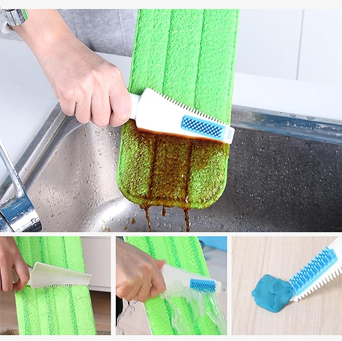 Blue Washable Pad Spray Mop - Microfiber Mop with 300ML Reusable Bottle for Wood Hardwood Laminate Tile Floors