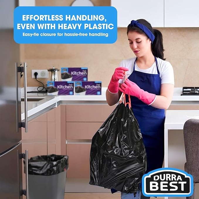 Drawstring trash bags Ultimate Mix Pack - 13 Gal (90ct) 18 Gal (36ct) 30 Gal (28ct)