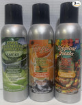 Smoke Odor Exterminator 198 gm/ 7 oz Large Spray Cool cucumber &amp Honeydew Melon Tropical Fiesta &amp Tangie Set of Three Cans.