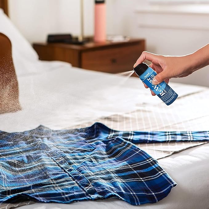 ReWear Fabric Refresher On-The-Go 3 oz. Multipack (6-Pack) - TSA-Friendly Travel Size Wrinkle &amp Odor Remover for Clothes