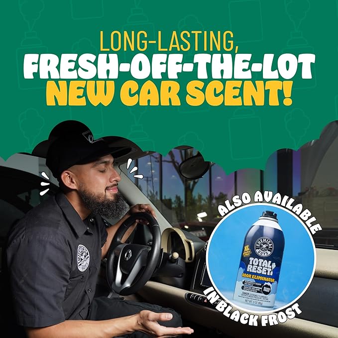 Chemical Guys Odor Eliminating Fogger 3 Pack – New Car Smell 3 Oz Each – Set-and-Forget System to Remove Smoke Pet Gym and Food Odors in Cars Trucks SUVs
