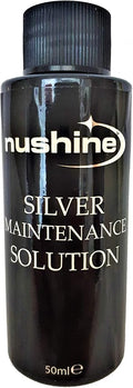Nushine Silver Maintenance Solution 1.7 Oz - contains pure silver (Perfect for sightly worn silver)