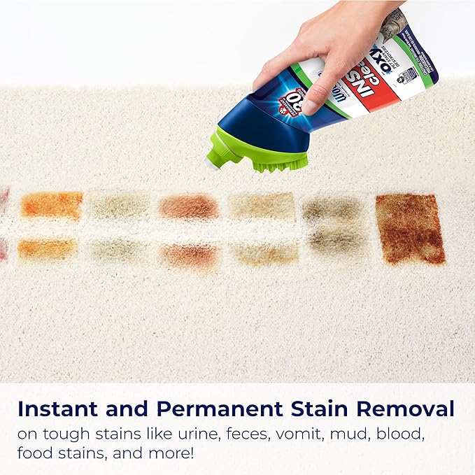 Bissell InstaClean Oxy Pet Spot and Stain Remover with Brush Head 4 pack 17409