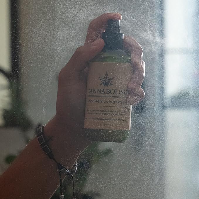 Cannabolish Wintergreen Smoke Odor Eliminator Spray and Air Freshener 8 fl. oz Natural Ingredients (Pack of 2)