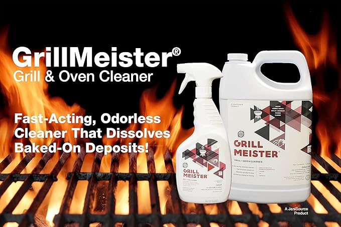 GrillMeister Grill Grate &amp Oven - Heavy Duty Cleaner/Degreaser1 Gallon