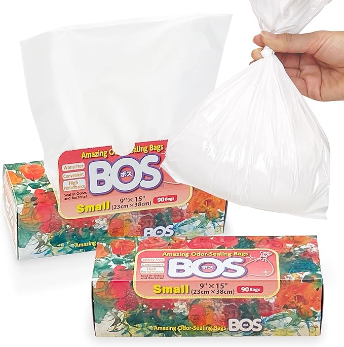 Home &amp Food Small Trash Bags[Size S Color White] (Pack of 2)