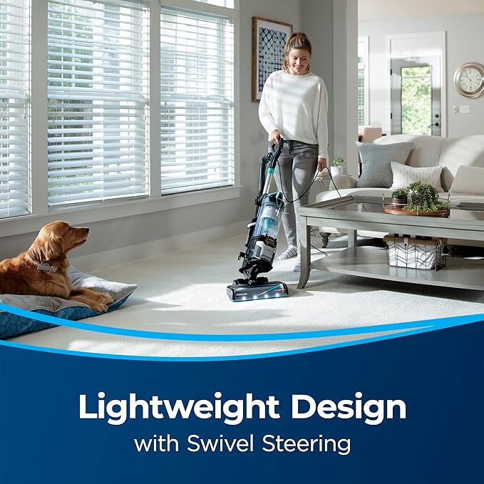 Bissell 2998 MultiClean Allergen Lift-Off Pet Vacuum with HEPA Filter Sealed System Lift-Off Portable Pod LED Headlights Specialized Pet Tools Easy Empty Dirt Tank