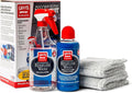 Griot's Garage Anywhere Wash Kit Vehicle Cleaning Supplies Includes Rinseless Wash 16 Oz Secondary Bottle 25 Oz Microfiber Plush Edgeless Wash Cloths Set of 2
