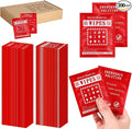 Timgle 200 Pcs Stain Remover Wipes Individual Wrapped Wipes Stain Remover Mini for Clothes Fabric Laundry Carpet Messy Eater Car Seat Upholster Clean (Red)