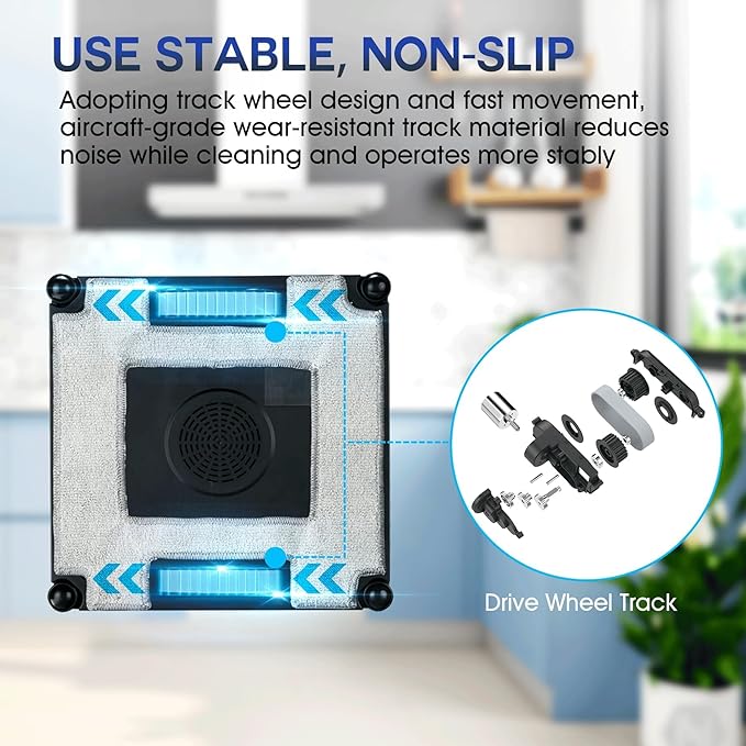 2026 New Window Cleaning Robot -Ultimate 6-Nozzle Precision Spray 5600Pa Suction Edge Detection &amp UPS Safety automatic window cleanerPerfect for Frameless/Frosted Glass High-Rise Windows