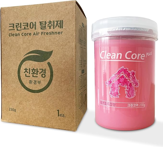 SEOLIN Air Freshener &amp Purifier Gel | Eliminates 99.9% Odors Eco-Friendly Last up to 30-45 Days | Ideal for Home Office Car &amp More | 5 Scents Available (230g) (Pink Floral)