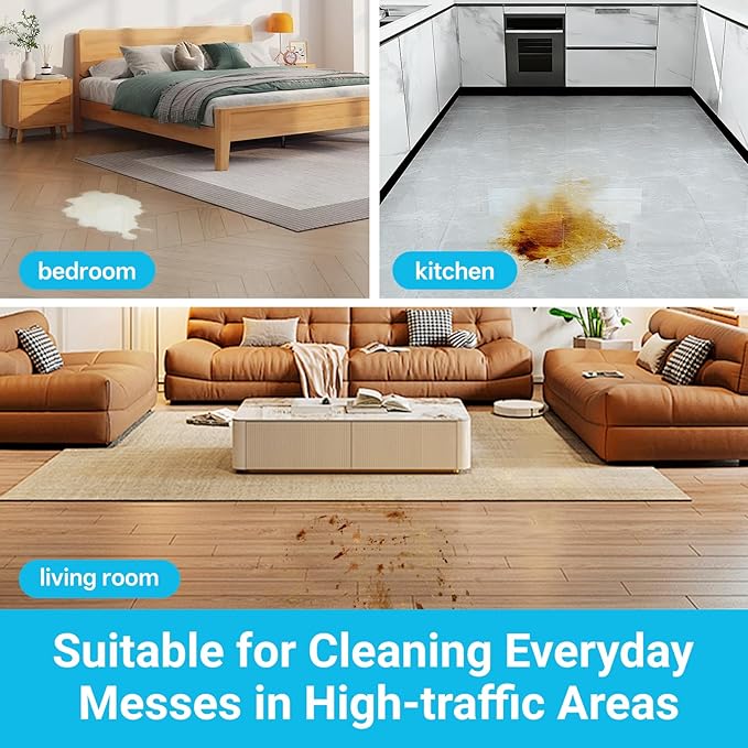Floor Cleaner Compatible with Tineco Cleaning Solution Suitable with All Robotic Vacuum Mop and Cordless Wet/Dry Vacuum Mop Cleaner Multi-Surface Deodorizing &amp Cleaning Solution (2.5 L Ocean)